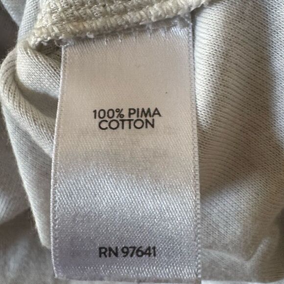 J. Jill Pima Crew Neck High Low Tee Top Size Small - Picture 4 of 5